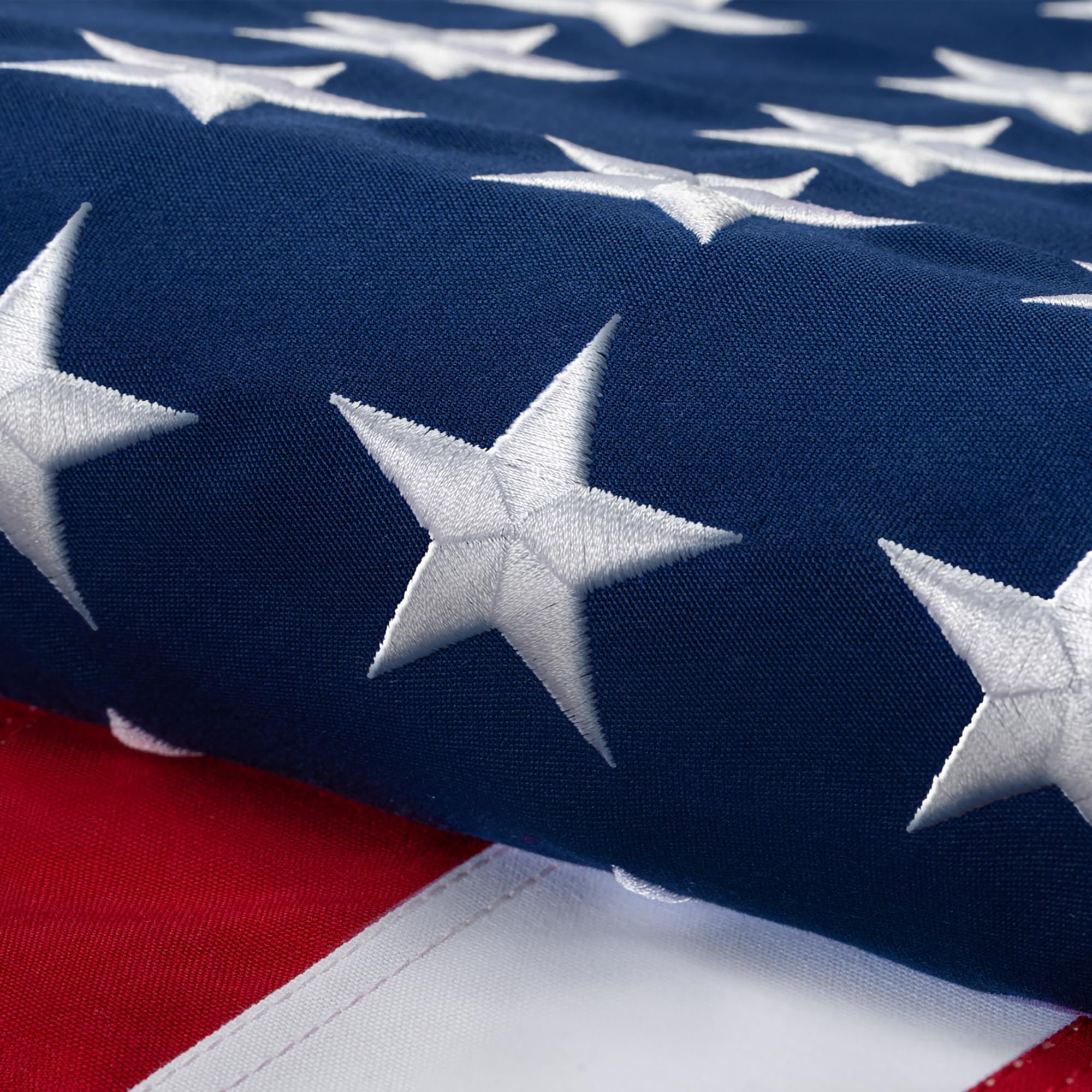 DANF FLAG cotton American flag 3x5 ft for outdoor display, weather resistant