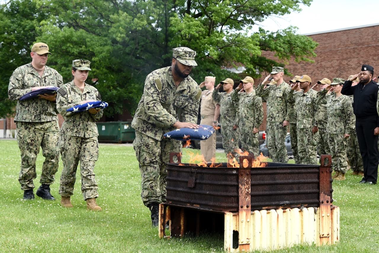 DANF FLAG display-case ready memorial flag suitable for veterans ceremonies