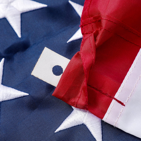 DANF FLAG embroidered stars offer premium detail and lasting visibility