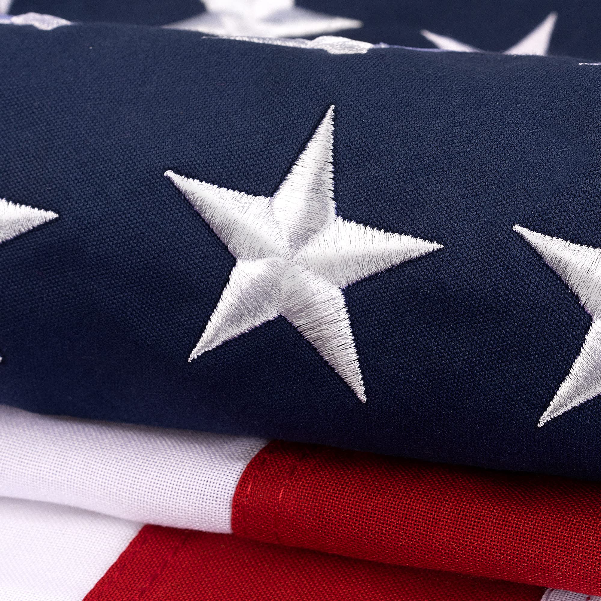 DANF FLAG heavy-duty cotton fabric promising durable indoor and outdoor memorial use