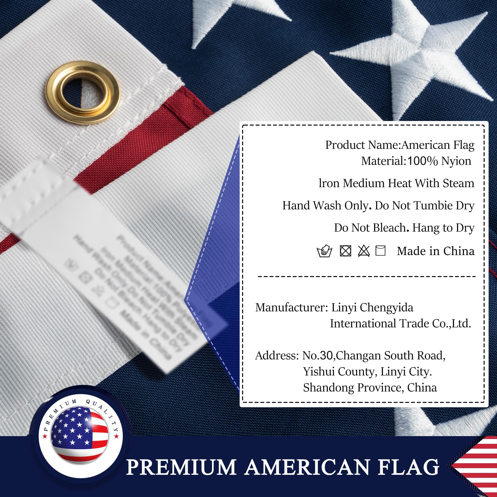 DANF FLAG heavy-duty header adds long-lasting strength.