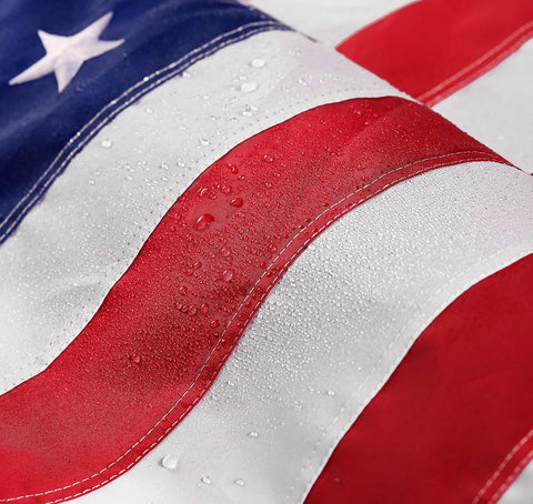 DANF FLAG heavy-duty nylon flag showcases vivid colors in sunlight.