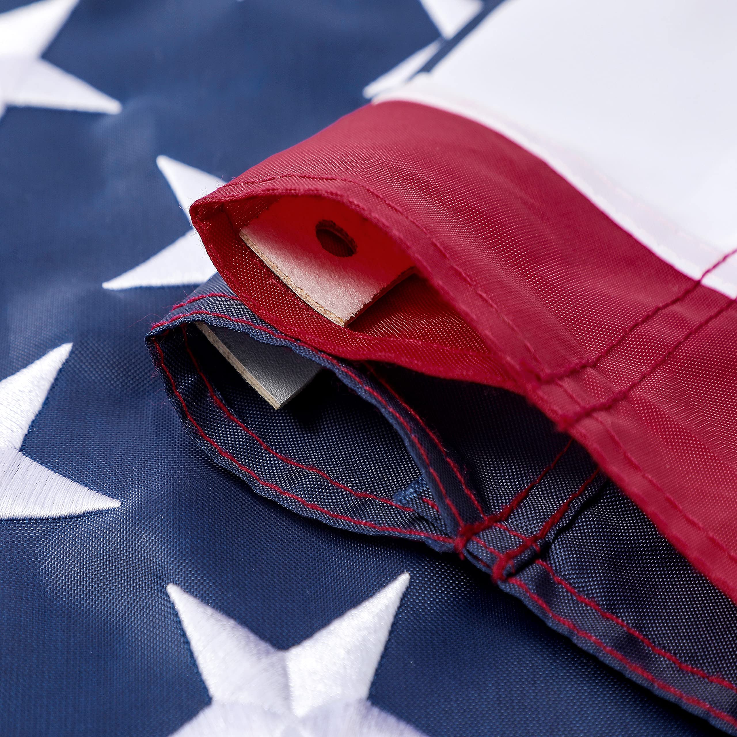 DANF FLAG nylon fabric texture highlights lightweight durability for outdoor use