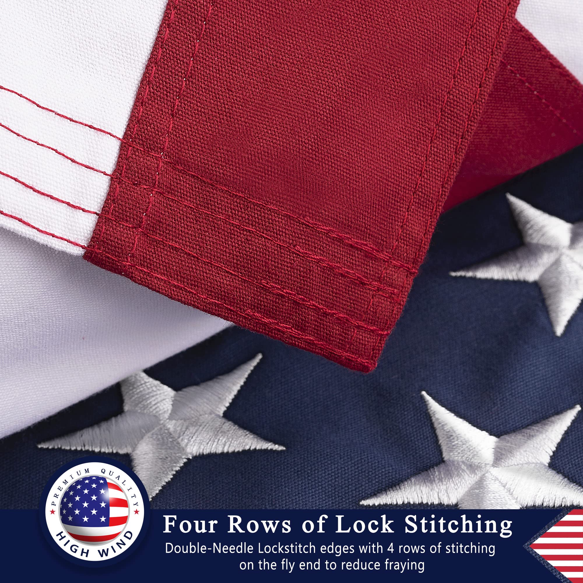 DANF FLAG reinforced canvas header for lasting outdoor and indoor use