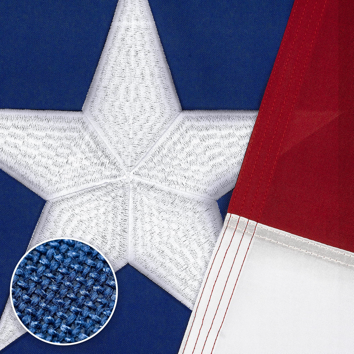 DANF FLAG Texas flag 5x8 ft outdoor display with vivid color.
