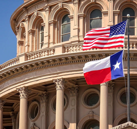 DANF FLAG Texas flag fade-resistant and water-repellent for sunny displays