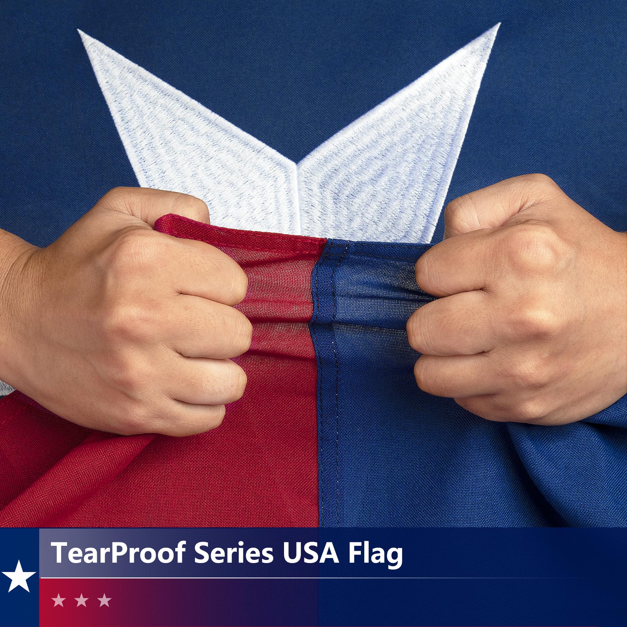 DANF FLAG Texas flag with reinforced edges for lasting outdoor use