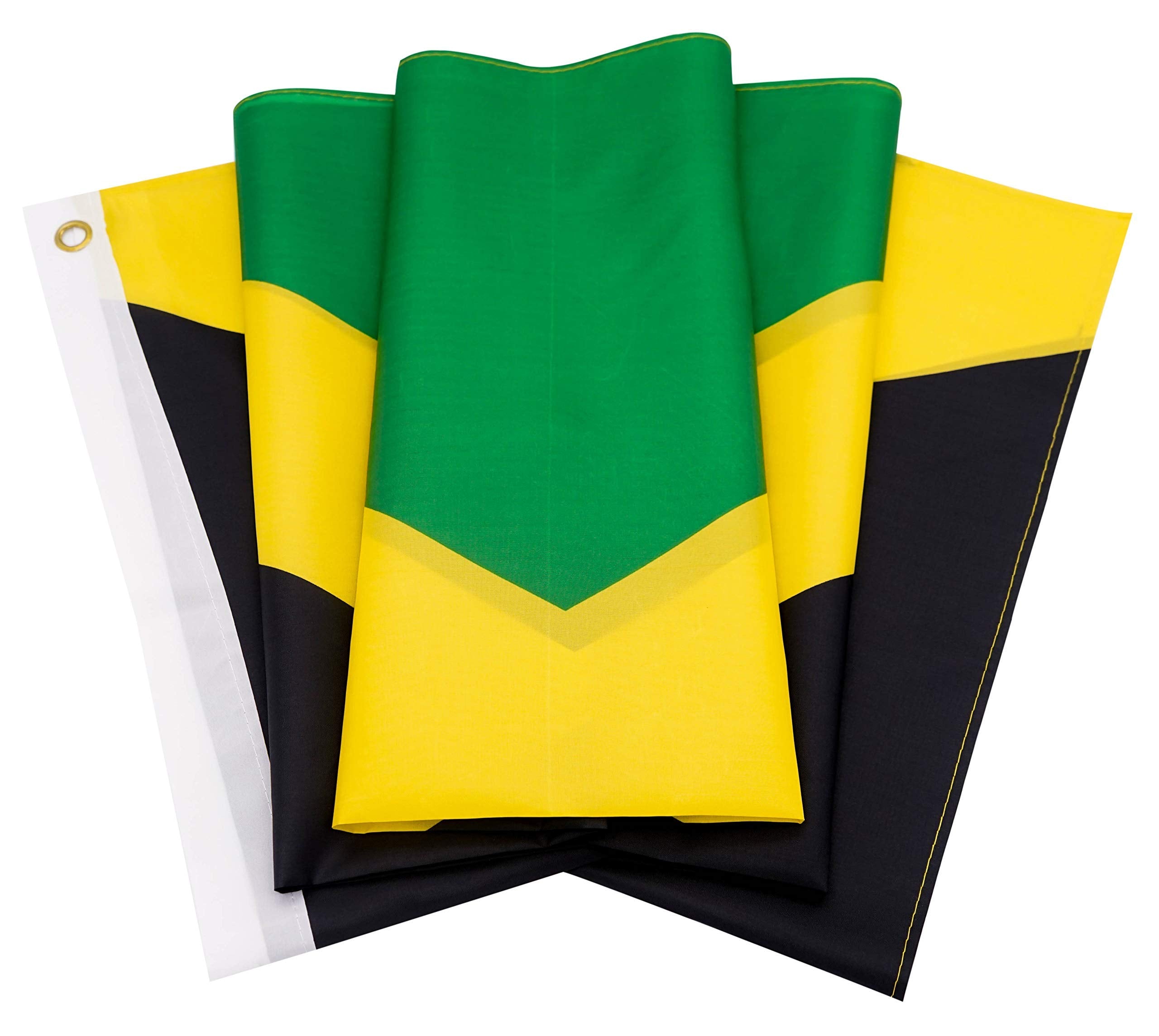 DANF Jamaica flag easy-hang design; quick setup for events.
