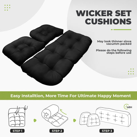 DANGHOOGY 4-inch thick cushion detail for comfort.