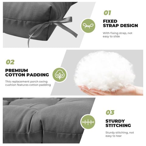 DANGHOOGY 5-inch thick PP cotton padding offers plush comfort.