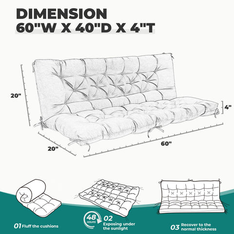 DANGHOOGY vacuum packed cushion expands to full fluff after delivery