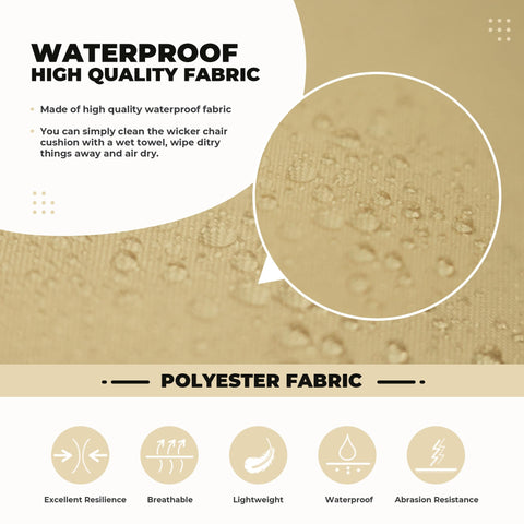 DANGHOOGY fabric texture shows fade-resistant, breathable polyester cover.