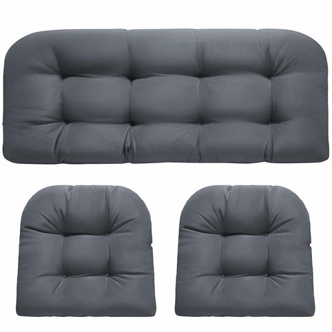 DANGHOOGY loveseat cushion with tufted design for outdoor comfort