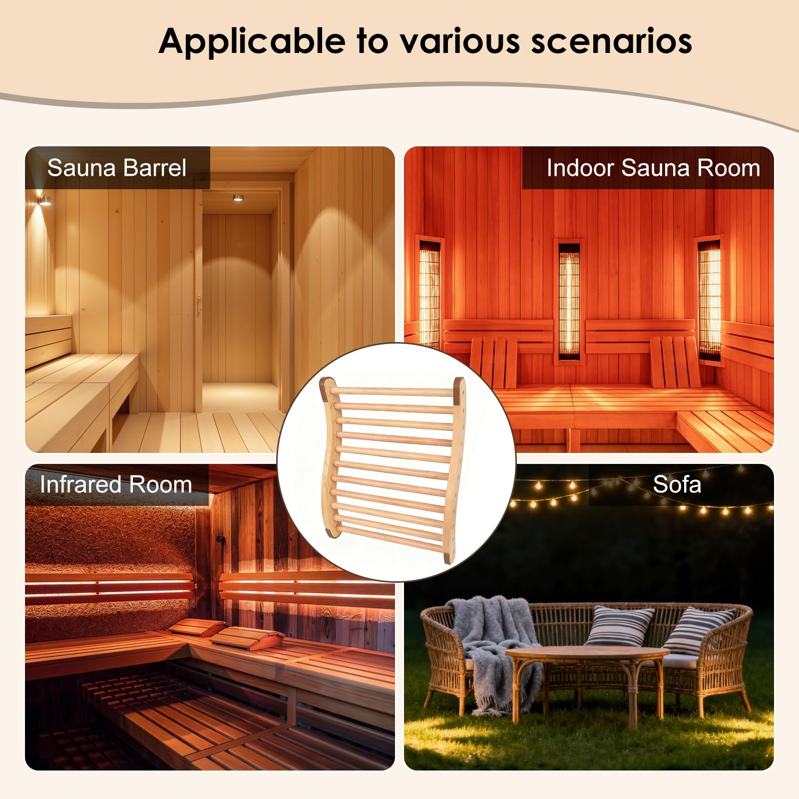 Danghyuk anti-slip bottom prevents movement on benches