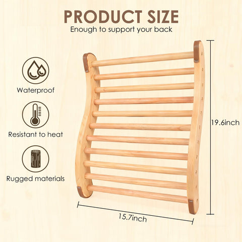 Danghyuk ergonomic S-shaped backrest design supports shoulders and neck