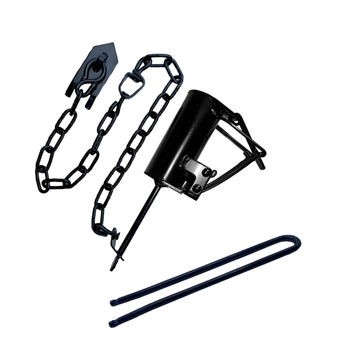 DANGONGLI DP-T3 reusable ground-anchored pipe deterring raccoons in yards