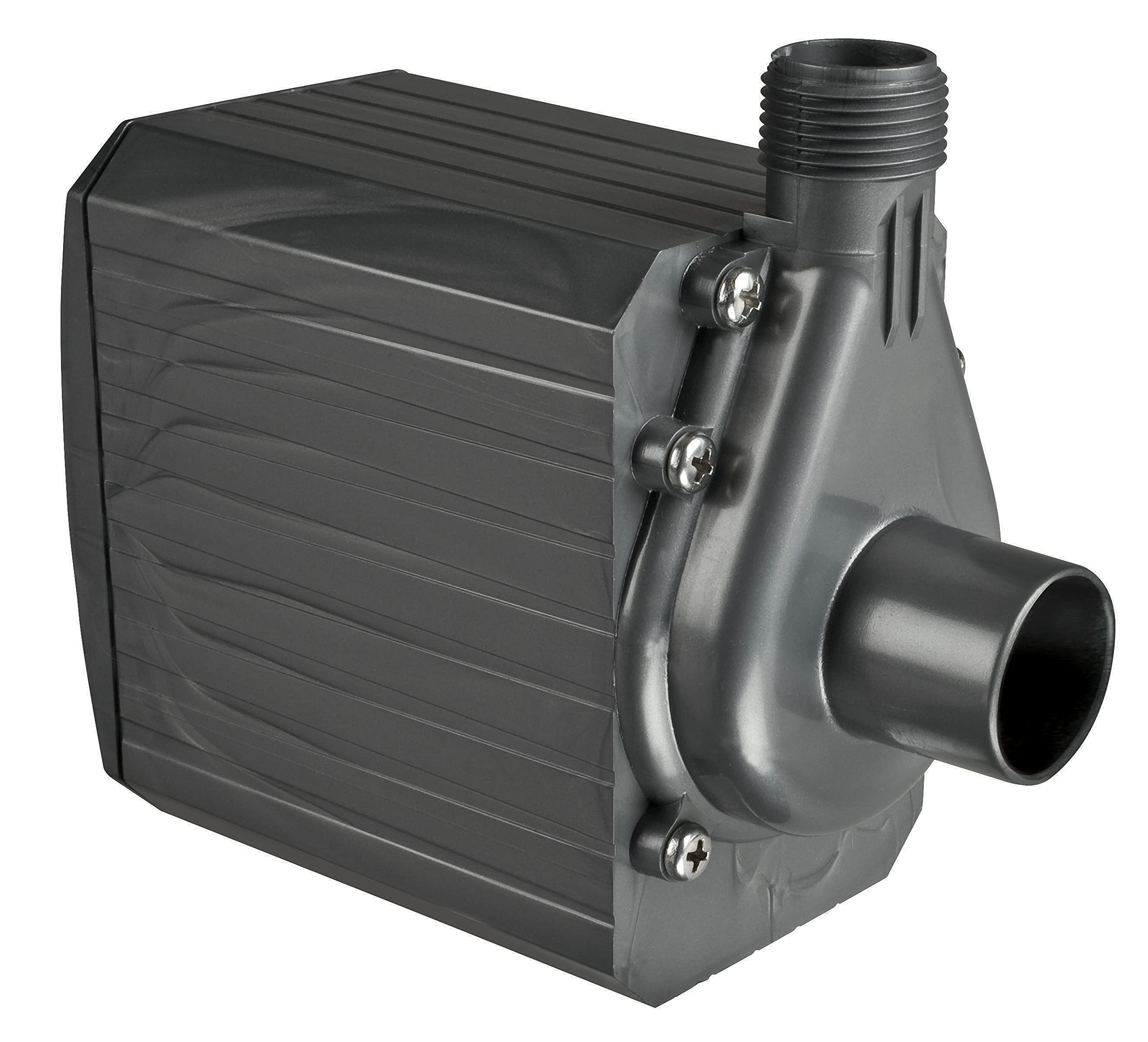 Danner Pondmaster Pond-Mag 2400 GPH pump with magnet impeller for quiet water movement.