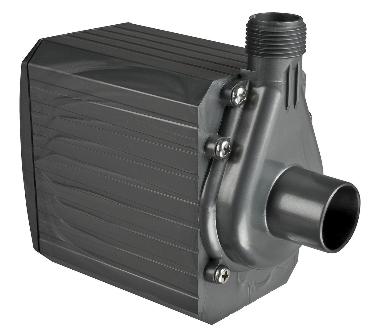 Danner Pondmaster Pond-Mag 2400 GPH pump with magnet impeller for quiet water movement.