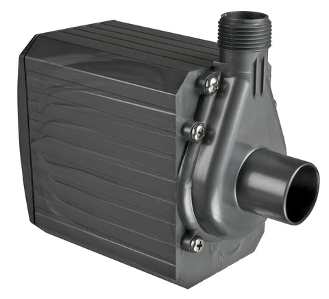 Danner Pondmaster Pond-Mag 2400 GPH pump with magnet impeller for quiet water movement.
