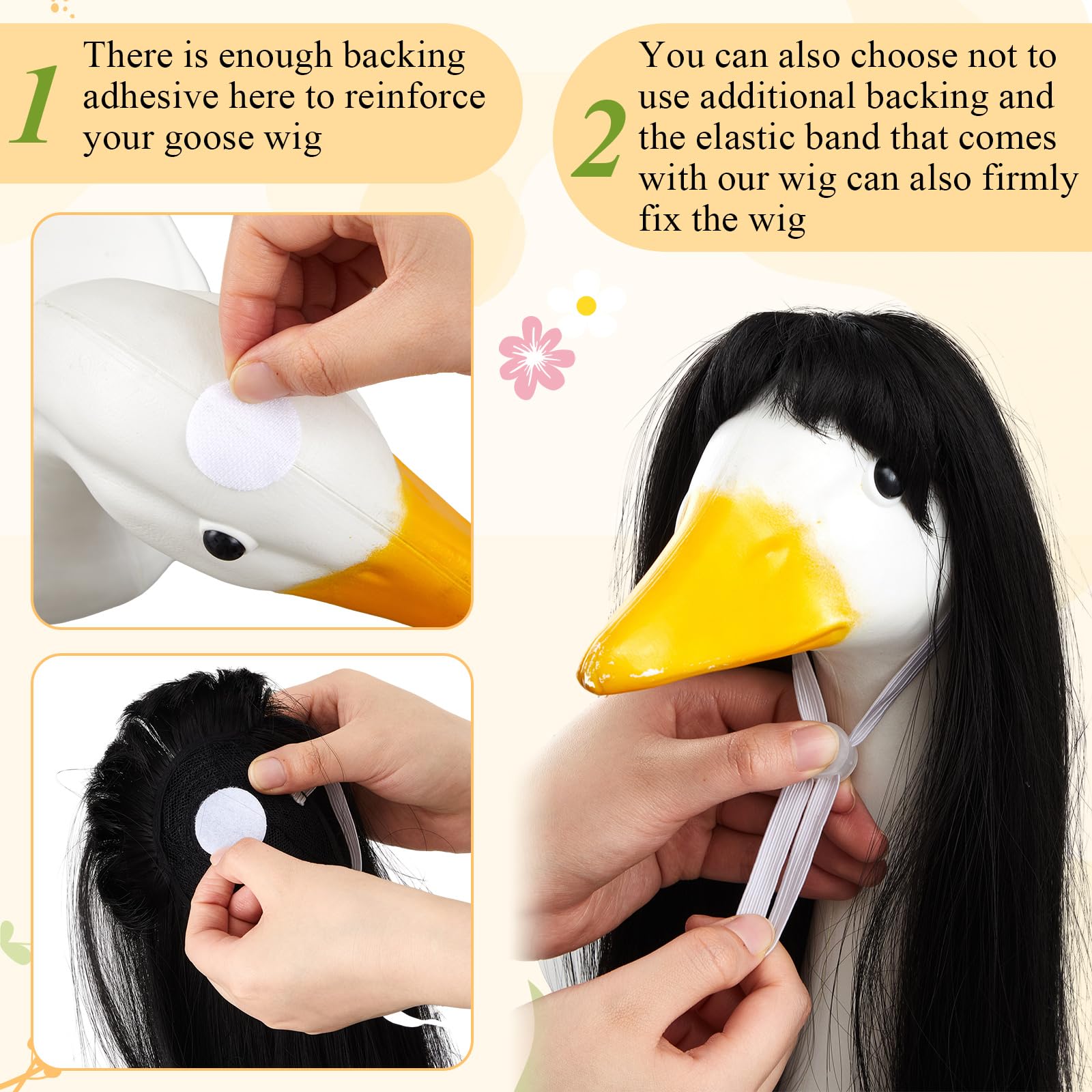 Dansydaisy crochet-wig texture offers durable outdoor use against sun and wind.