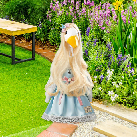 Dansydaisy adhesive-fix goose wig secures fit on various outdoor goose sizes