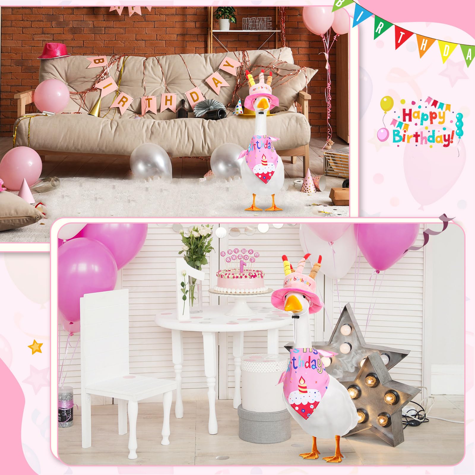 Dansydaisy porch goose decor elevates patio or garden display with style.