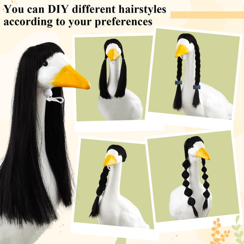 Dansydaisy detailed wig designs elevate any porch display with personality.