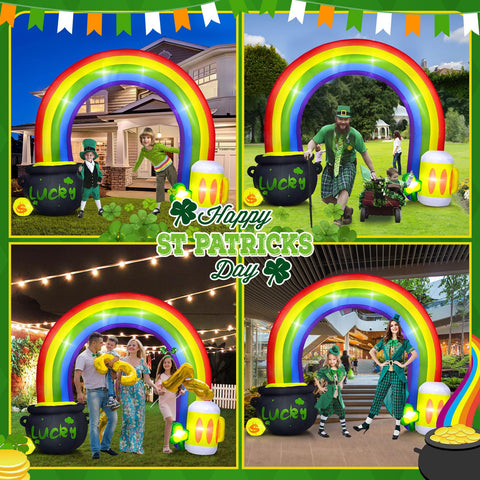 Danxilu shamrock coins detail inflates a playful St Patrick's vibe