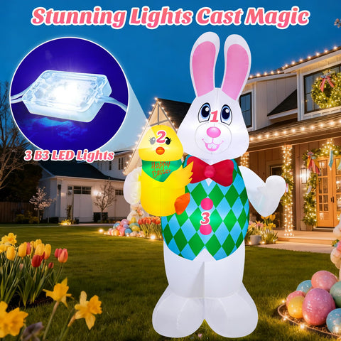 Danxilu weatherproof Easter bunny withstands sun and rain