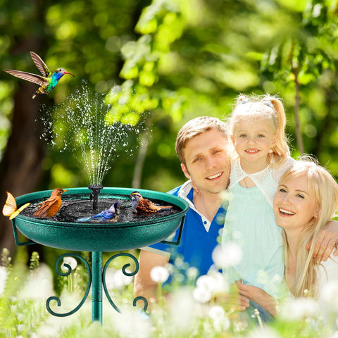 Daoeny detachable bowl simplifies cleaning and refilling for birds.