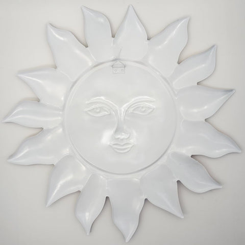 Daogtc metal sun flower wall decor closeup iron texture and craftsmanship