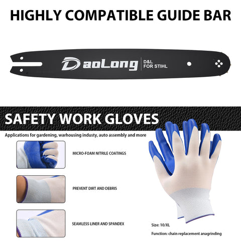 DAOLONG cut-resistant gloves protect hands during operation.