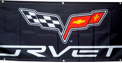 Daoops 2x8ft flag banner suitable for indoor exhibitions and display walls.