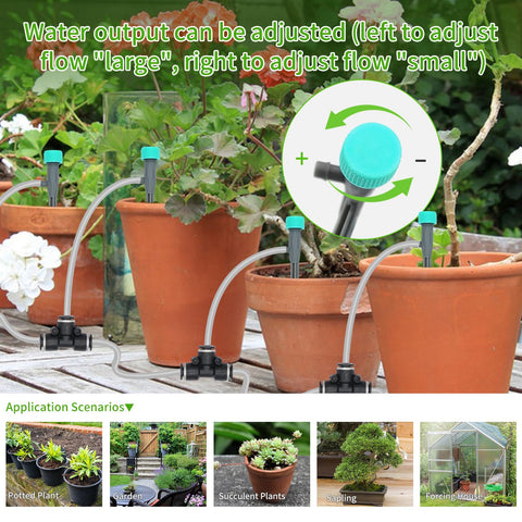 DAOTAILI dual pumps enable separate watering for diverse plants