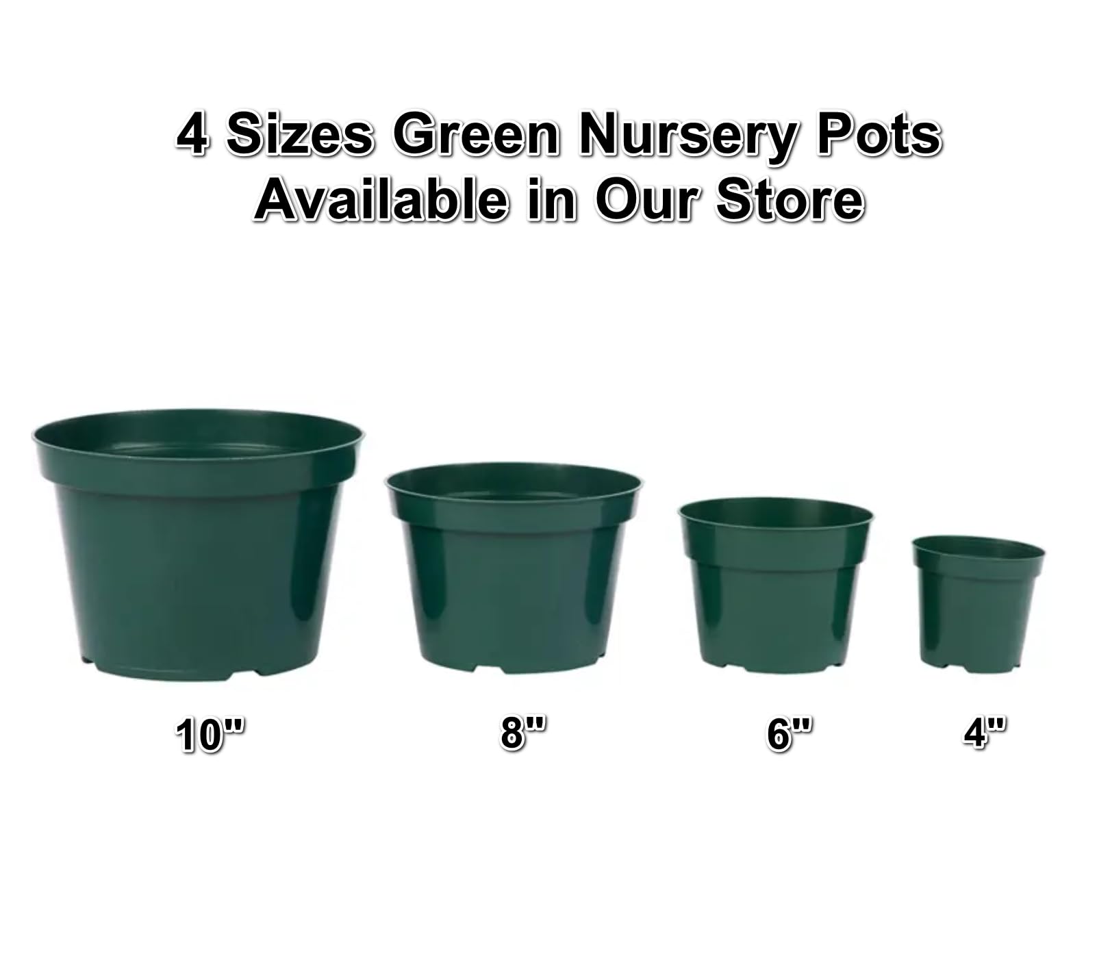 DAPERCI 6inch nursery pot is a value-friendly option for seedlings and small plants.