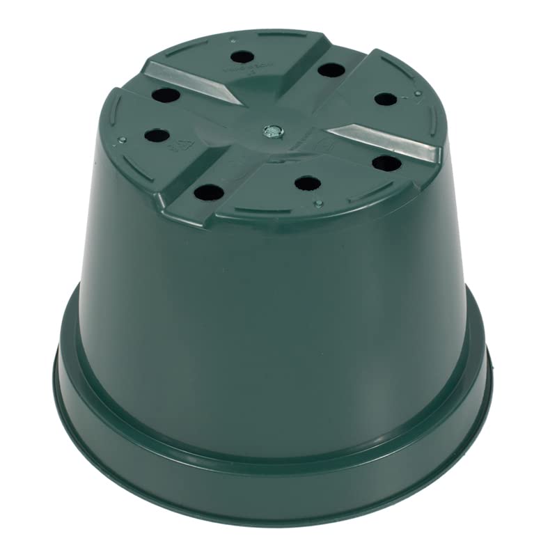 DAPERCI 6-inch nursery pot fits small houseplants like jade and herbs.