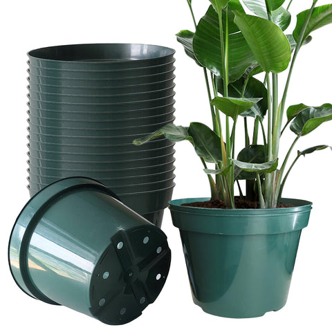 DAPERCI RooTrimmer 8-inch pot front view, ideal for seedling starts outdoors