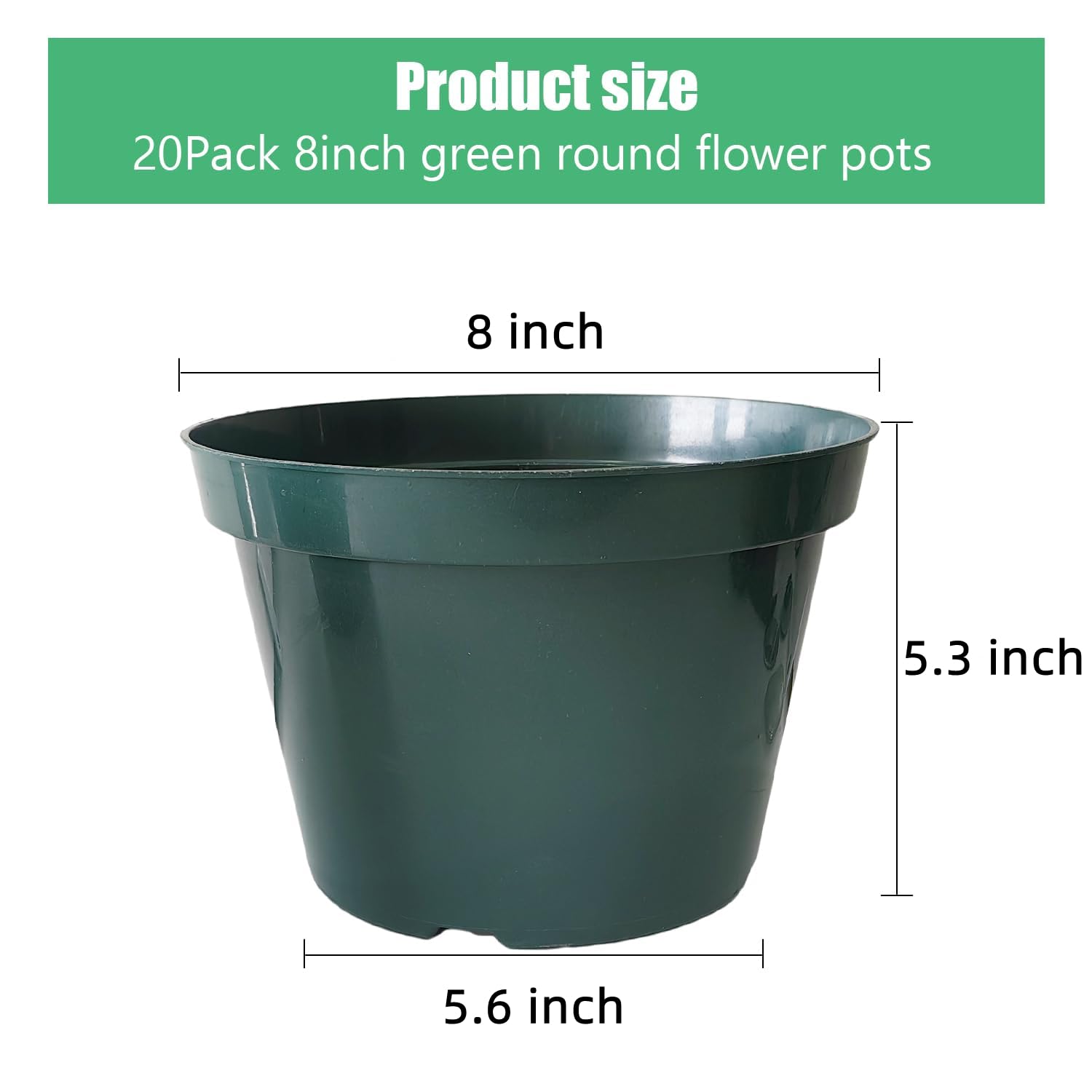DAPERCI RooTrimmer 8-inch pot thick plastic for repeated use