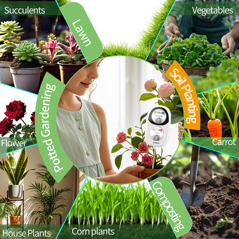 DAQVQ indoor outdoor use supports home garden and small farm setups
