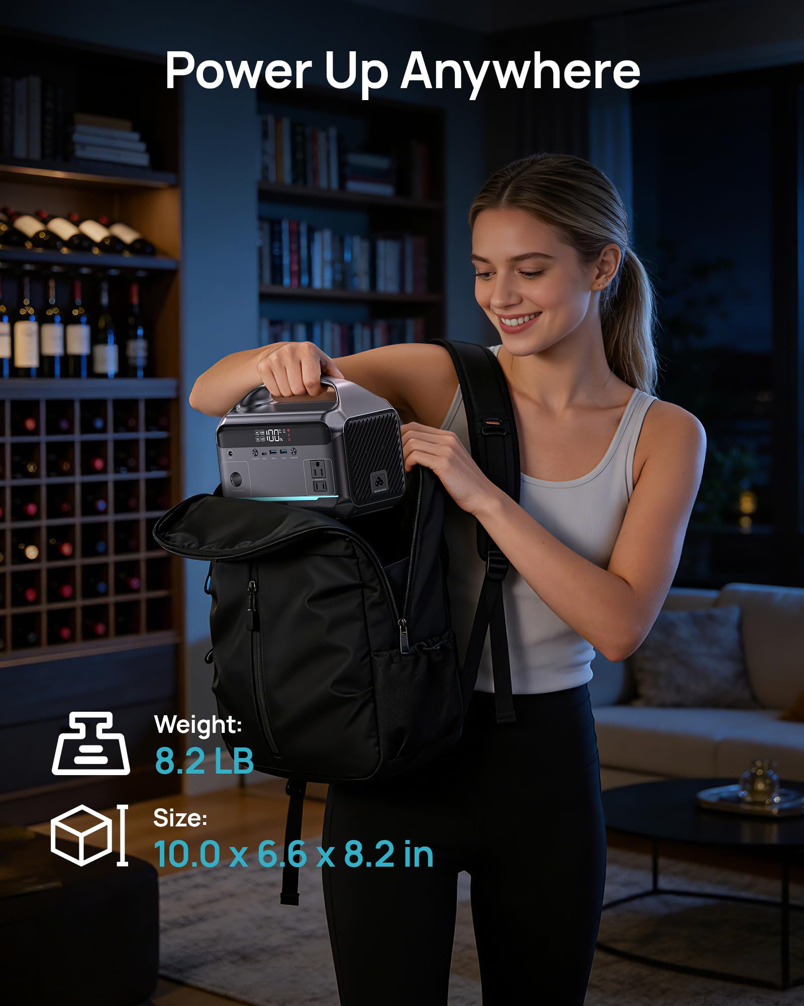 Daran battery status display helps plan usage during trips