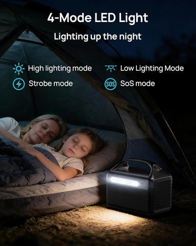 DARAN silent operation suitable for quiet camping or home use
