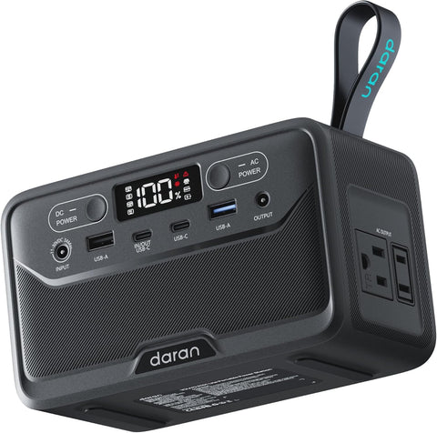 DaranEner 2026 portable power station front view powering essential devices on the go