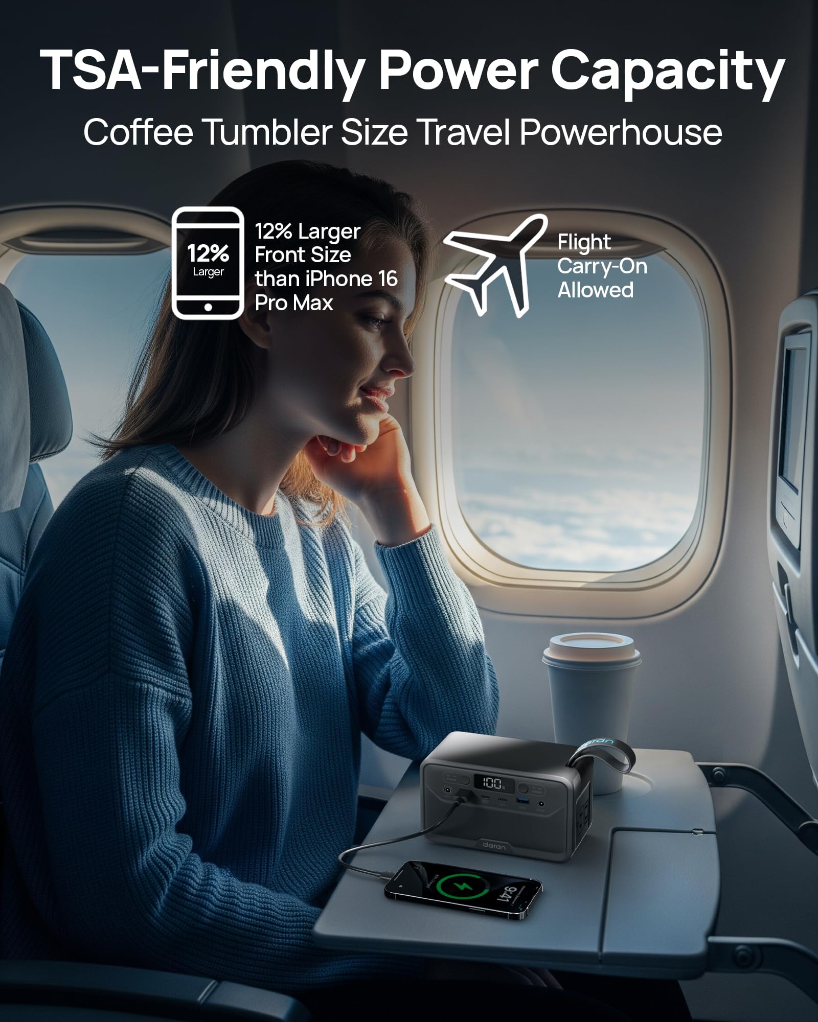 DaranEner travel-ready power companion for camping and office
