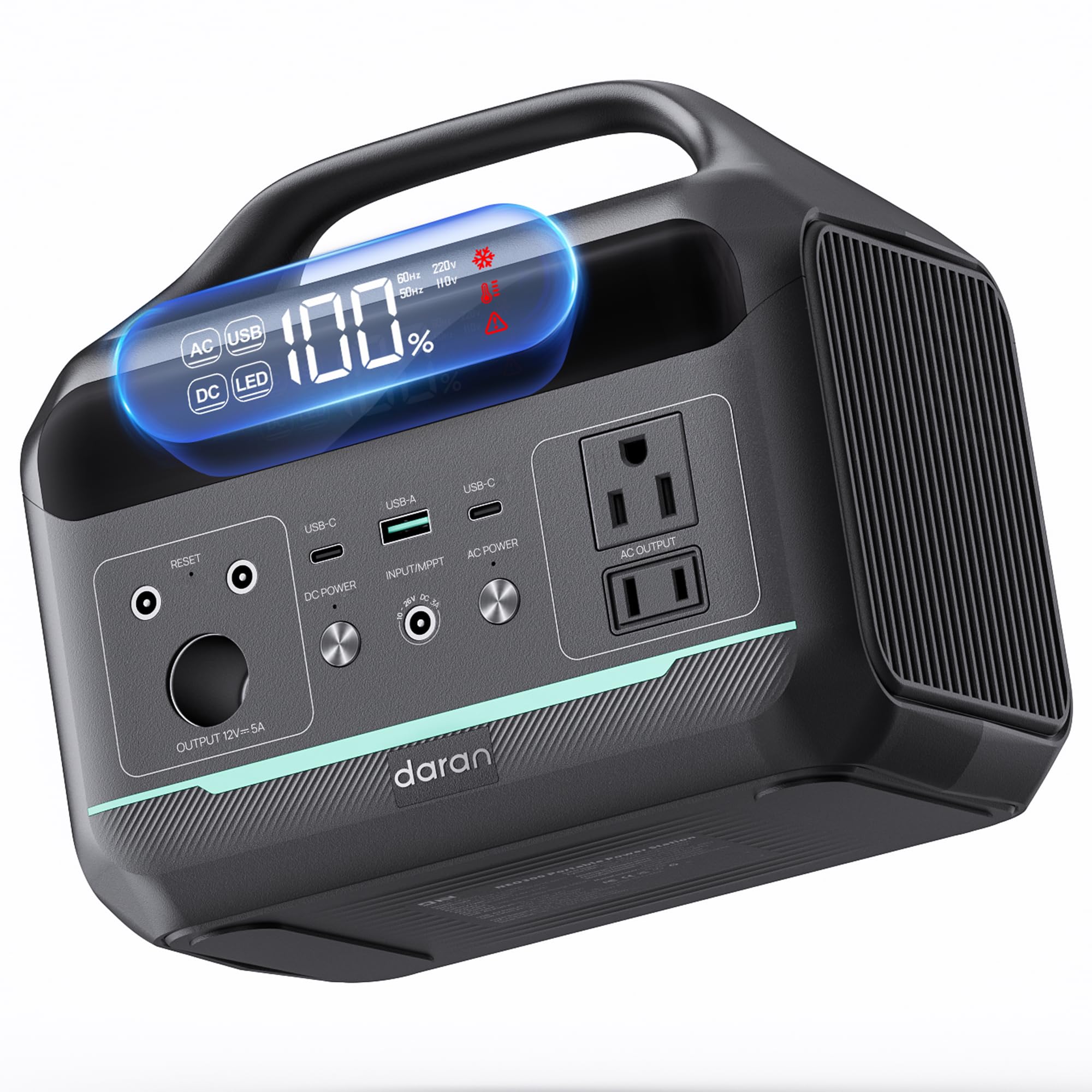 DaranEner portable power station compact design ideal for camping power needs.