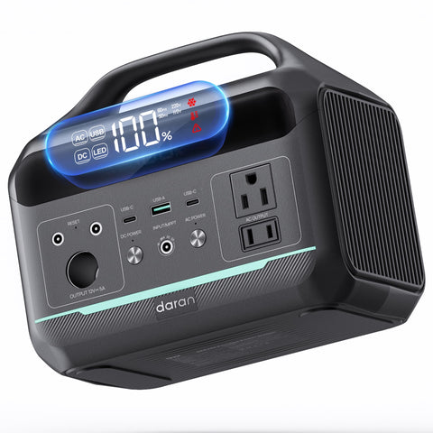 DaranEner portable power station compact design ideal for camping power needs.