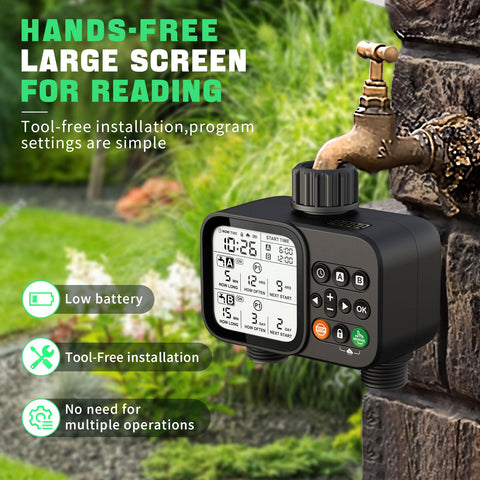 Dar Darouxiao timer protects battery and maintains settings after power loss.