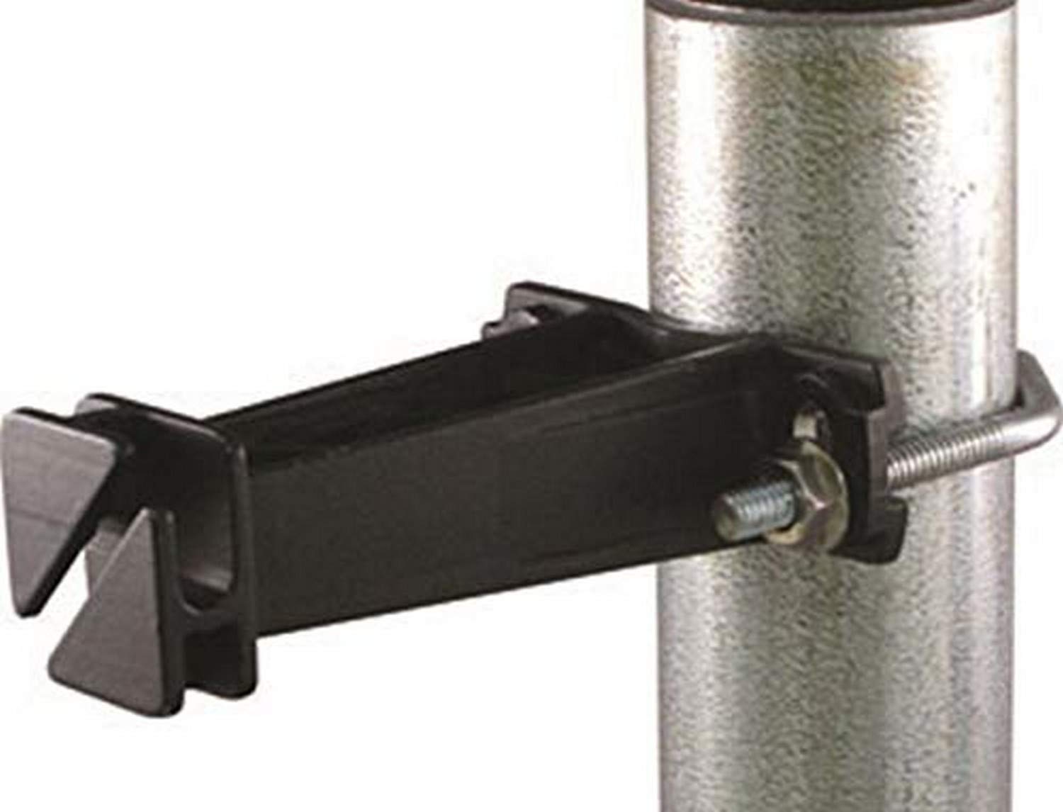 Dare tube post insulator 10-pack black, ideal for chain link posts and gates