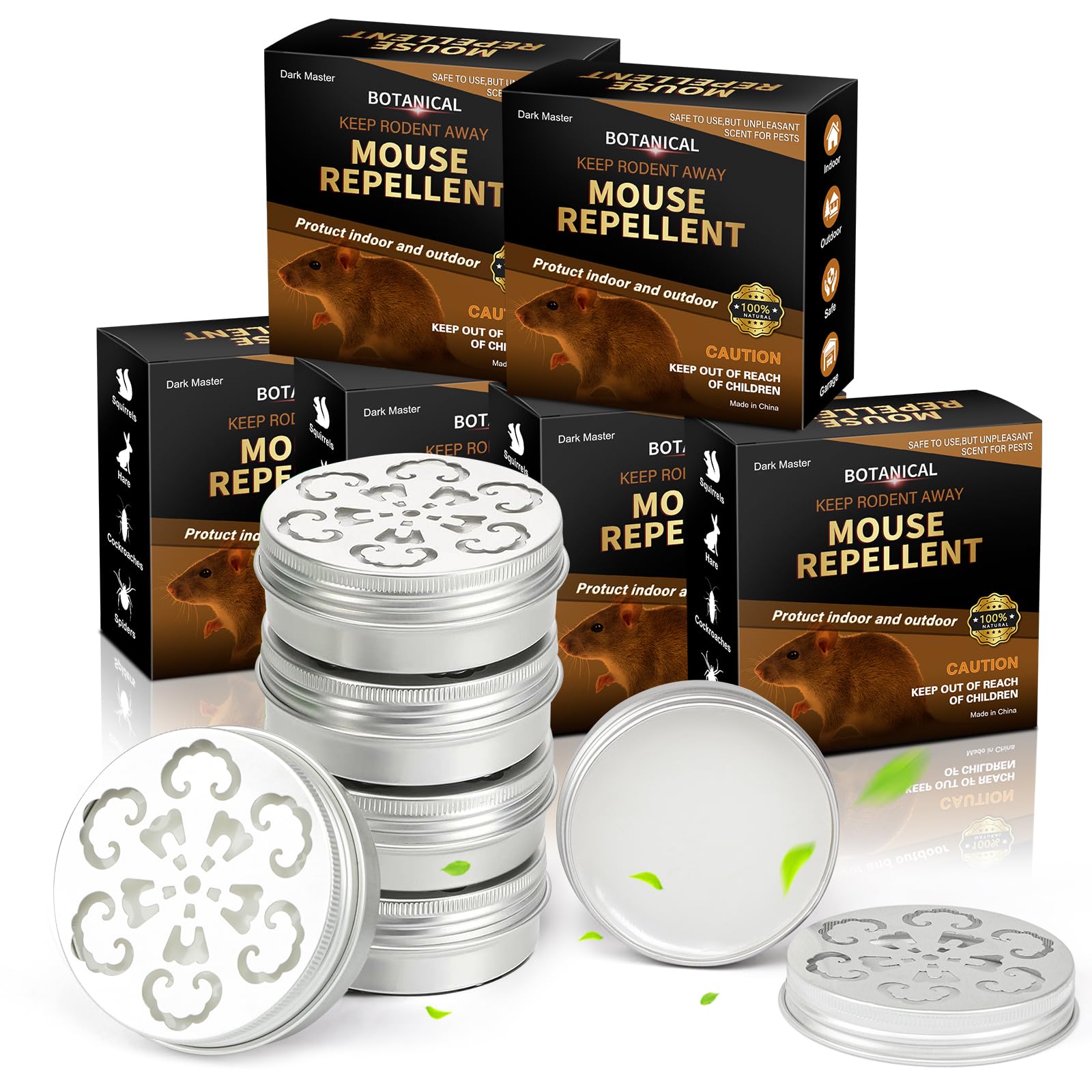 Dark Master rodent repellent for car engines with peppermint oil deters mice around vehicles