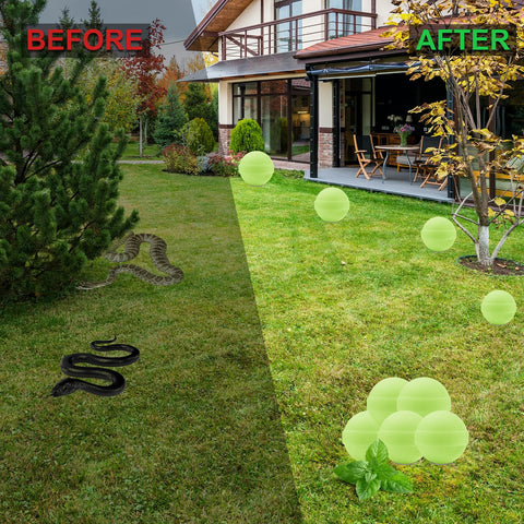 Packaged repellents with included green bags for organized outdoor use.