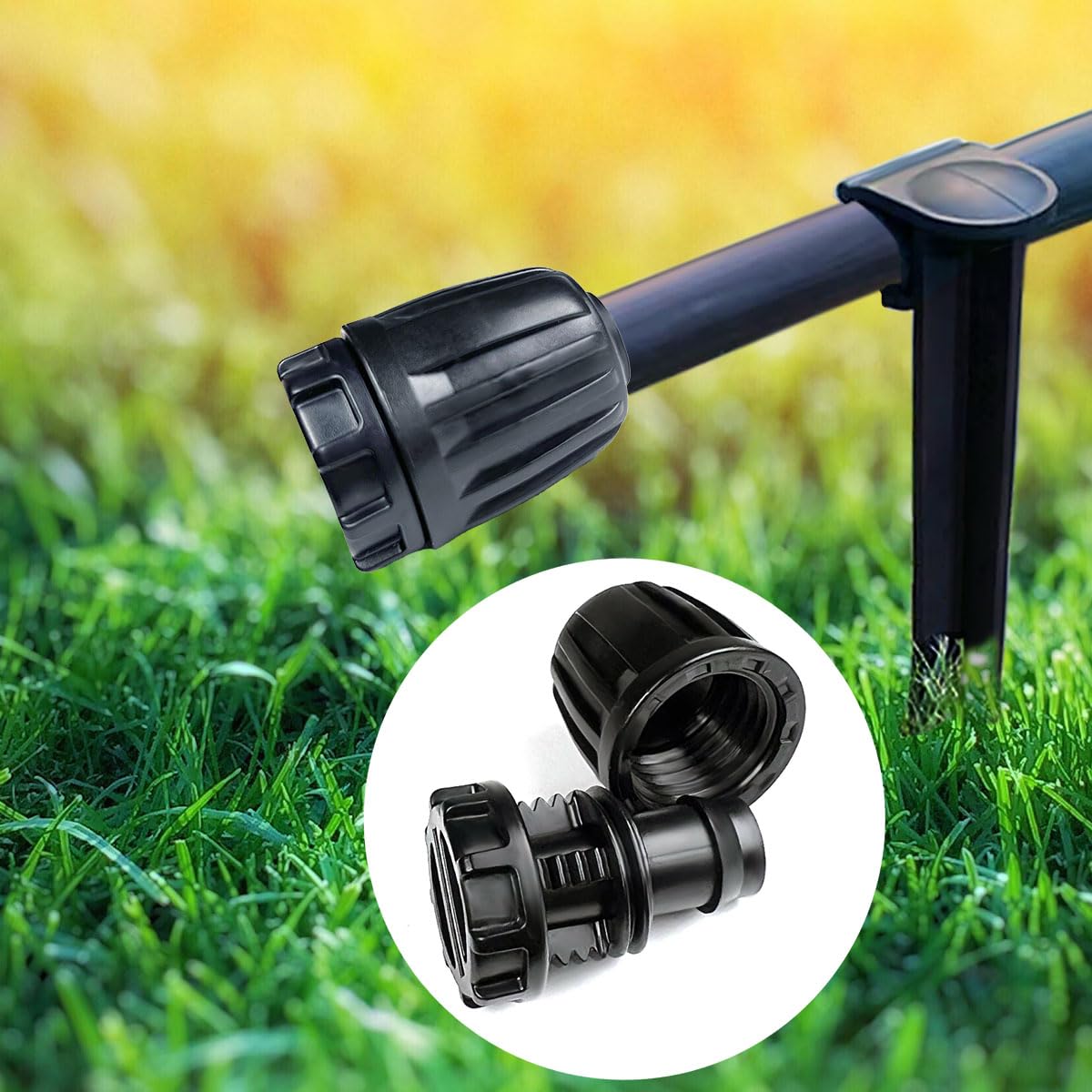Darlingao 16mm tubing end cap close-up; durable POM construction.
